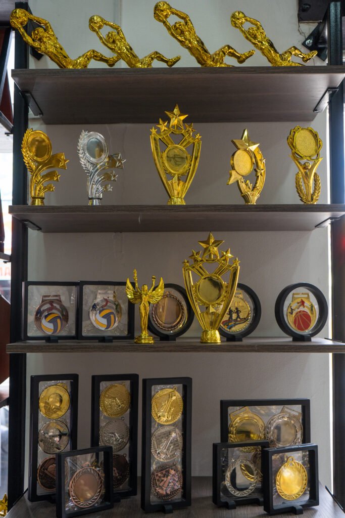 Trofeo metálico