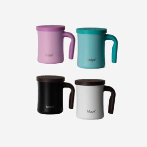 Mugs metálicos tapa silicona