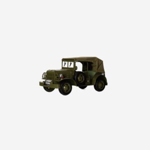 Carro militar decorativo metálico