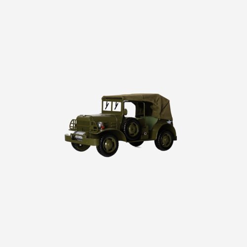 Carro militar decorativo metálico