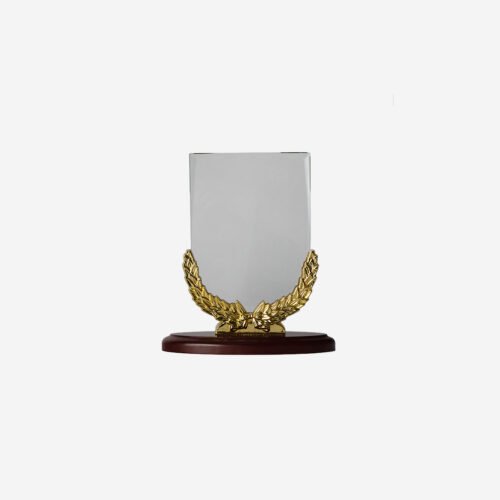 Cristal base madera