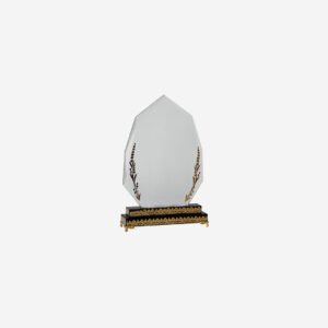 Cristal con laurel base negra