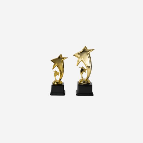 Trofeo estrella en plástico