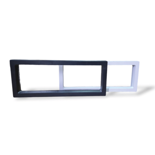 Exhibidores plásticos con película de silicona