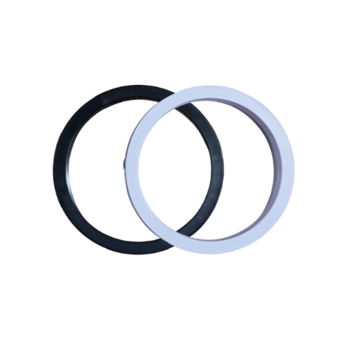 Exhibidores plásticos con película de silicona