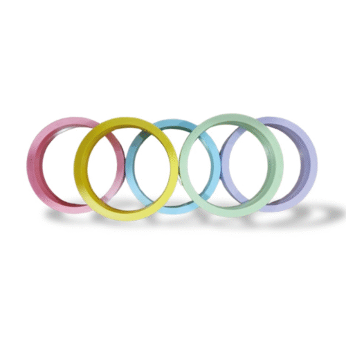 Exhibidores plásticos con película de silicona