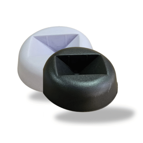 Base redonda blanco/negro