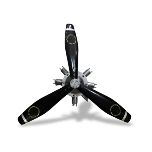 Helice metálica decorativa